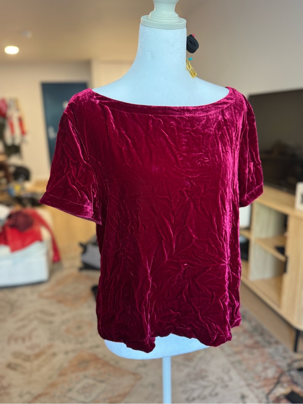 Eileen Fisher Velvet top